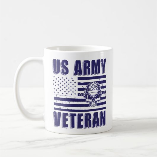 Veteranen-Tasse | Patriotischer Kaffee-Cup für das Kaffeetasse (Links)