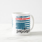 Veteranen-Tasse | Patriotischer Kaffee-Cup für das Kaffeetasse (VorderseiteRechts)