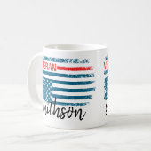 Veteranen-Tasse | Patriotischer Kaffee-Cup für das Kaffeetasse (Vorderseite Links)