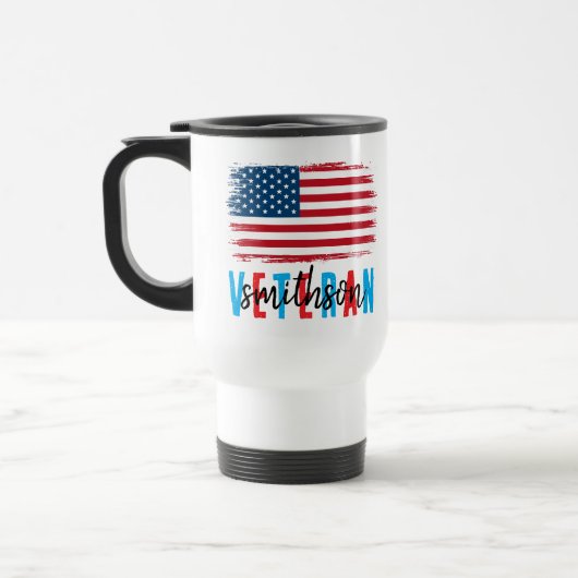 Veteranen-Tasse | Patriotischer Kaffee-Cup für das Reisebecher (Links)