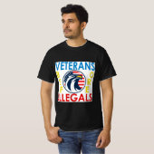 Veteranen vor Illegalen T-Shirt (Vorne ganz)
