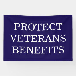 Veteranen Vorteile Politisch schützen Banner