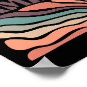 Veteranen wählen Harris 2024 Wahl Kamala Harris T Poster (Ecke)