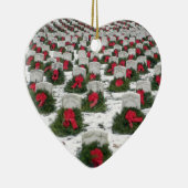 Veteranen Weihnachtsbaum-Ornament-Erinnerung Keramikornament (Rechts)