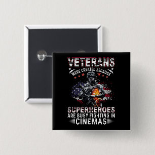 Veteranen, weil Superhelden in Cinemas beschäftigt Button