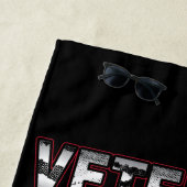 Veteranen, weil Superhelden in Cinemas beschäftigt Strandtuch (Beispiel)