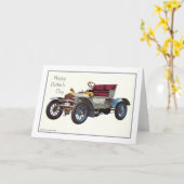 Veteranenauto Karte (Gelbe Blume)