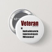 Veteranendefinition Button (Vorne & Hinten)