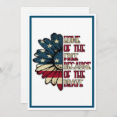 Veteranendienst Dankeskarte (Vorne/Hinten)