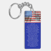 Veteranengedicht Schlüsselanhänger (Vorderseite links)