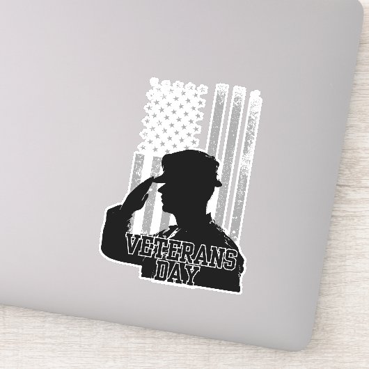 Veteranentag Aufkleber (Detail)