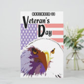 Veteranentag Briefpapier (Stehend Vorderseite)