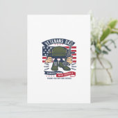 Veteranentag Einladung (Stehend Vorderseite)