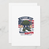 Veteranentag Einladung (Vorne/Hinten)