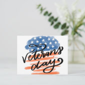 Veteranentag Feiertagspostkarte (Stehend Vorderseite)
