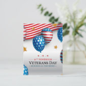 Veteranentag Feiertagspostkarte (Stehend Vorderseite)