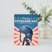 Veteranentag Feiertagspostkarte (Stehend Vorderseite)