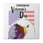 Veteranentag Fliese (Vorderseite)