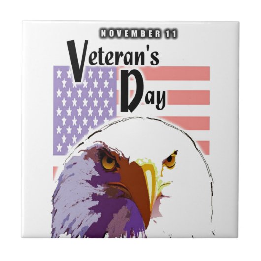 Veteranentag Fliese (Vorderseite)