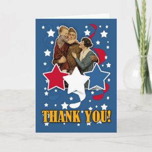 Veteranentag - Gedenktag vielen Dank Dankeskarte