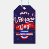 Veteranentag Geschenkanhänger (Vorderseite)