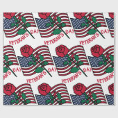 Veteranentag Geschenkpapier (Flach)