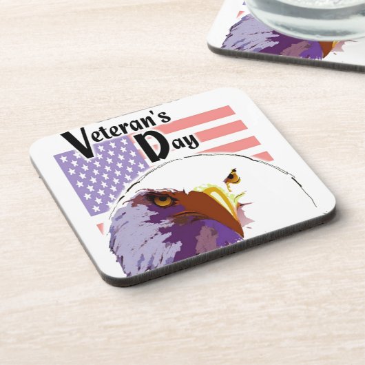 Veteranentag Getränkeuntersetzer (Linke Seite)