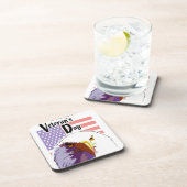 Veteranentag Getränkeuntersetzer (Rechte Seite)