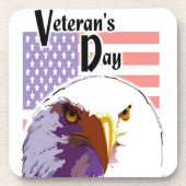 Veteranentag Getränkeuntersetzer (Vorderseite)