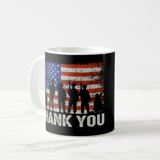 Veteranentag Kaffeetasse (Vorderseite Links)