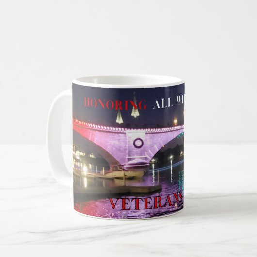 Veteranentag Kaffeetasse (Vorderseite Links)