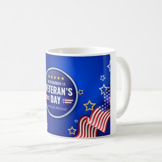 Veteranentag Kaffeetasse (VorderseiteRechts)