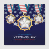 Veteranentag Magnetkarte (Vorderseite)