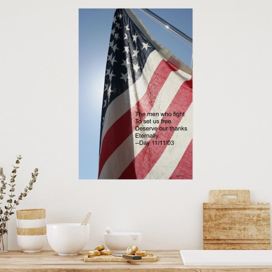 Veteranentag Poster (Küche)