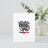 Veteranentag Postkarte (Stehend Vorderseite)