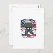 Veteranentag Postkarte (Vorne/Hinten)