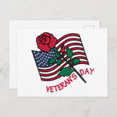 Veteranentag Postkarte (Vorne/Hinten)
