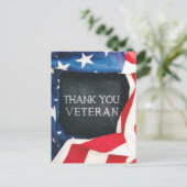 Veteranentag Postkarte (Stehend Vorderseite)