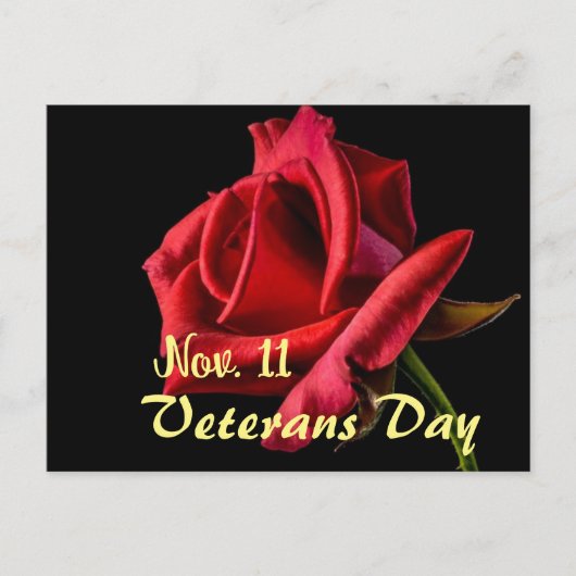 Veteranentag Postkarte (Vorderseite)