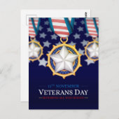Veteranentag Postkarte (Vorne/Hinten)