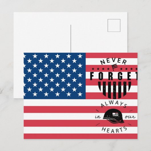 Veteranentag Postkarte (Vorne/Hinten)