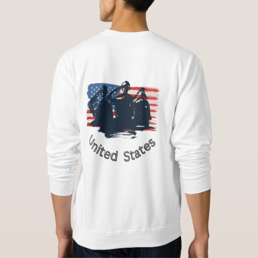 Veteranentag Sweatshirt (Rückseite)