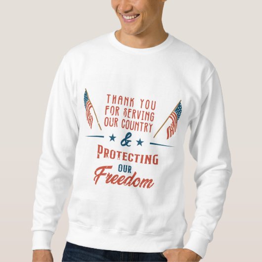 Veteranentag Sweatshirt (Vorderseite)