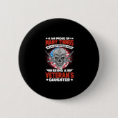Veteranentochter Button (Vorderseite)