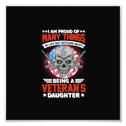 Veteranentochter Fotodruck (Vorne)