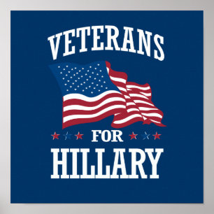 VETERANER FÜR HILLÄRE POSTER