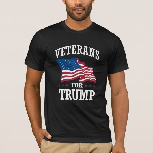 VETERANER FÜR TRUMP T-Shirt (Vorderseite)