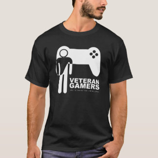 Veterangamers-schwarzer T - Shirt