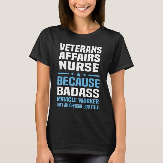 Veterans Affairs Nurse T-Shirt (Vorderseite)
