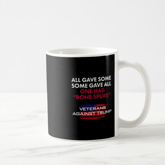 Veterans Anti-trump Draft Dodger Bone Spurs For Ve Kaffeetasse (Rechts)